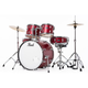 Pearl Roadshow RS525SC/C747 Red Wine Batteria acustica completa Rossa 2 piatti Sabian e Sgabello