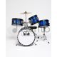 Batteria Acustica Junior 4 pezzi per bambini - Blue