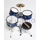 Batteria Acustica Junior 4 pezzi per bambini - Blue