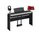 Yamaha P125A Black Pianoforte digitale con stand + pedaliera + cuffie + copritastiera omaggio