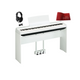 Yamaha P125 White Pianoforte digitale bianco con stand + pedaliera + cuffie