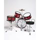 Batteria Acustica Junior 4 pezzi per bambini - Red