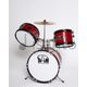 Batteria Acustica Junior 4 pezzi per bambini - Red