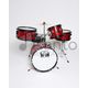 Batteria Acustica Junior 4 pezzi per bambini - Red
