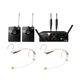 Doppio Radiomicrofono Archetto Professionale Sistema Wireless AKG WMS40 Pro Mini Dual Set + HCM23AK