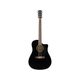 Fender CD60SCE Black Chitarra acustica elettrificata nera