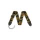 Fender Monogrammed Strap Black/Yellow/Brown Tracolla per chitarra