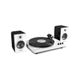 FENTON RP160BW Giradischi Bluetooth Bianco/Nero con casse