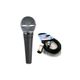 Shure SM48 Microfono dinamico per voce + Cavo XLR XLR 5 MT