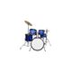 Darestone JDR5BL batteria acustica blu per bambini 5 pezzi