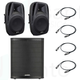 Impianto Audio Completo Gemini ES12P  + Sub ZRX S 18 BT + Cavi