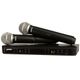 Shure BLX288E / PG58 Doppio Radiomicrofono wireless palmare per voce