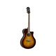 Yamaha APX600FM TBS Tobacco Brown Sunburst Chitarra acustica elettrificata