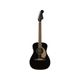 Fender Malibu Player Jetty Black Chitarra acustica elettrificata nera