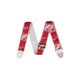 Fender Custom Monogrammed Strap Candy Apple Red Tracolla per chitarra