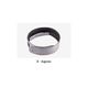 Stefy Line 602D Tracolla imbottita in ecopelle per chitarra Argento