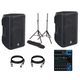 Yamaha DBR12 Coppia Casse Attive  con Mixer e Supporti (Cavi In Omaggio)