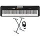 Casio Casiotone CT S200 Black Tastiera portatile 61 tasti Nera + Supporto + Cuffie