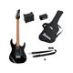 Ibanez GIO IJRX20 BKN Kit Set Chitarra elettrica nera con amplificatore e accessori