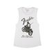 Fender Jaguar Women's Sleeveless T-Shirt White S Canotta bianca