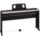 Roland FP-10 BK Black Pianoforte digitale con supporto originale in legno + copritastiera omaggio