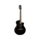 Yamaha NTX1 Black Chitarra classica elettrificata a cassa stretta