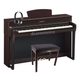 Yamaha Clavinova CLP735 Rosewood Pianoforte digitale palissandro + panca + cuffie omaggio