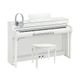 Yamaha Clavinova CLP735 White Pianoforte digitale bianco+ panca + cuffie omaggio