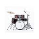 Pearl RS505BC/C91 Red Wine Batteria Acustica con 3 Piatti Sabian e Sgabello