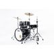 Pearl RS505BC/C31 Jet Black Batteria Acustica con 3 Piatti Sabian e Sgabello