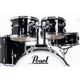 Pearl RS505BC/C31 Jet Black Batteria Acustica con 3 Piatti Sabian e Sgabello