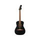 Fender Joe Strummer Campfire Matte Black Chitarra acustica nera con borsa