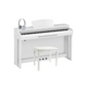 Yamaha Clavinova CLP725 White Pianoforte digitale bianco+ panca + cuffie omaggio