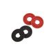 Fender Strap Blocks 4-Pack Black and Red