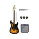 Fender FSR Bullet Stratocaster HT HSS LRL Sunburst  Bundle Chitarra elettrica + amplificatore + cavo + plettri omaggio