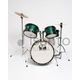 Batteria Acustica Completa - Junior Series 5 pezzi Acid Green