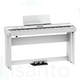 Roland FP90X White Pianoforte digitale 88 tasti bianco con stand e pedaliera