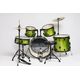DAM P2211AGR Batteria Acustica Professionale Cassa 22" - Hardware e piatti inclusi - Sparkle Green