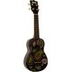 KALA MK-SBPAISLEY Ukadelic Black Paisley Ukulele soprano