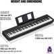 Yamaha “P145” Pianoforte Digitale 88 Tasti Pesati e Borsa con ruote Yamaha 