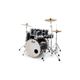 Pearl Export EXX725SBR Jet Black Batteria acustica completa nera