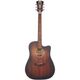 D'Angelico Premier Bowery LS Aged Mahogany Chitarra acustica elettrificata