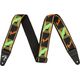 Fender Neon Monogrammed Strap Green/Orange Tracolla per Chitarra e Basso