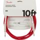 Fender Original Series Instrument Cable Fiesta Red Cavo 3mt per Strumenti