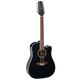 Takamine GD38CE BLK Chitarra Acustica 12 Corde Elettrificata Nera