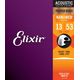 Elixir 16182 Nanoweb Phosphor Bronze Muta di corde per chitarra acustica HD Light 013-053