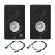 Coppia Yamaha HS3 + Cavi