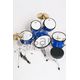 Batteria Acustica Junior 5 pezzi per bambini - Blue