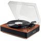 FENTON RP162D Record Player Bluetooth Darkwood Giradischi