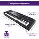Yamaha DGX670 Black Pianoforte digitale 88 tasti pesati